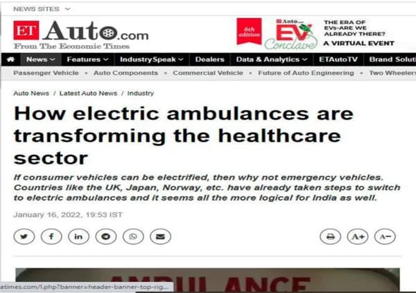 How electric ambulances are transforming the healthcare sector